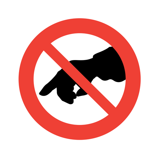 Do Not Touch Labels | 100mm | 10/Pack