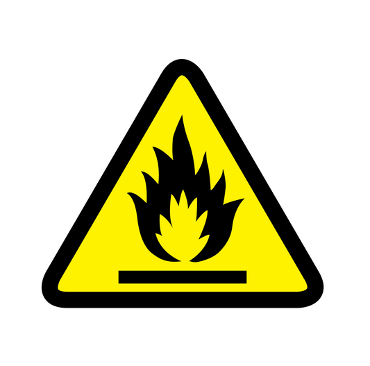 Flammable Material Warning Labels | 10/Pack