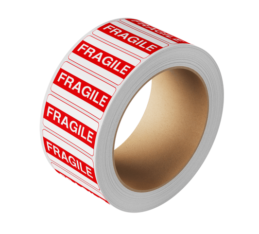 Fragile Labels | 50x25mm | 500/Roll