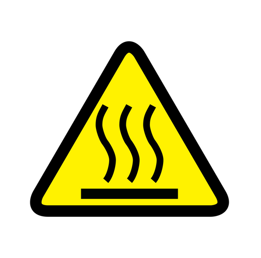 Hot Surface Warning Labels | 10/Pack