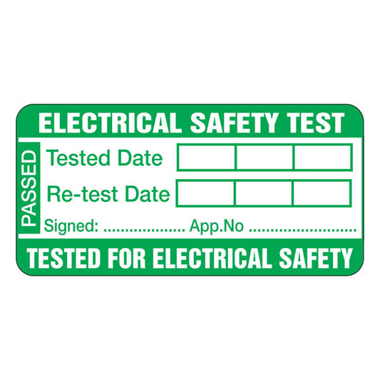 PAT Test Labels | 50x25mm | 100/Pack