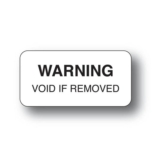 Warning Void If Removed Stickers | 40x20mm | 100/Pack