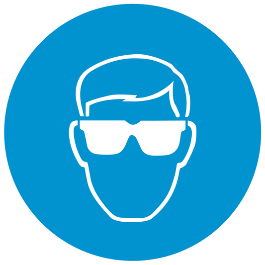 Wear Eye Protection Labels | 10/Pack
